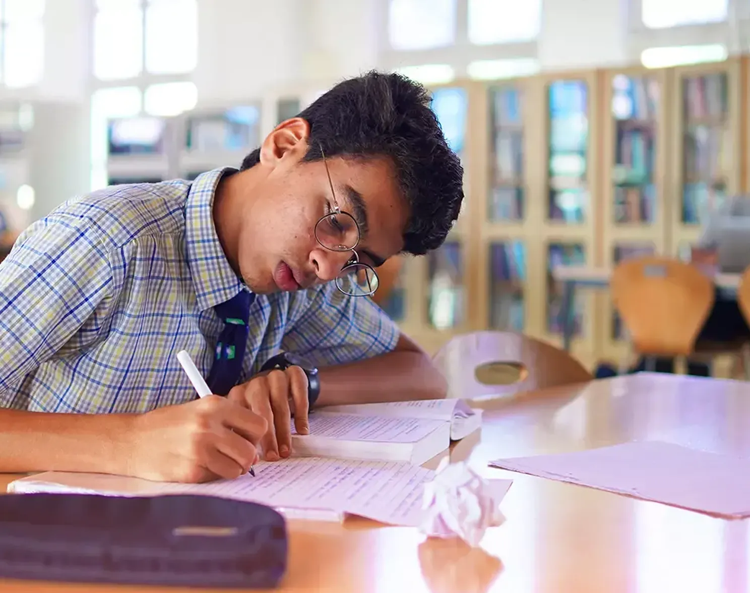 Boarding house life and structured residential living spaces at Sarala Birla Academy