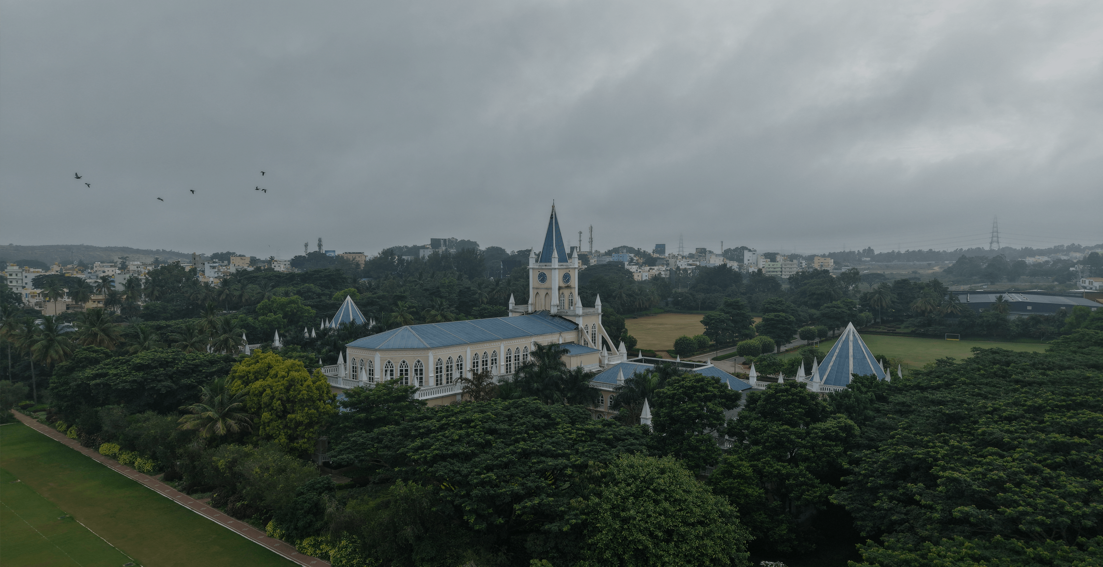 Sarala Birla Academy Campus aerial view
